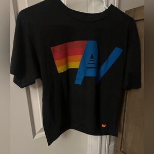 Aviator nation cropped tee